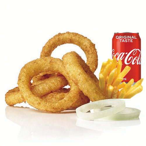 9 st. Onion rings menu