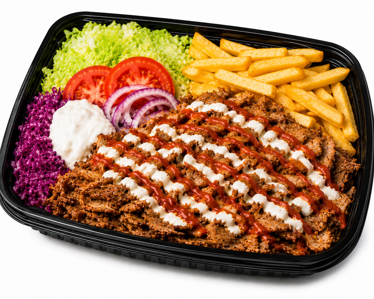 Schotel shoarma lamsvlees