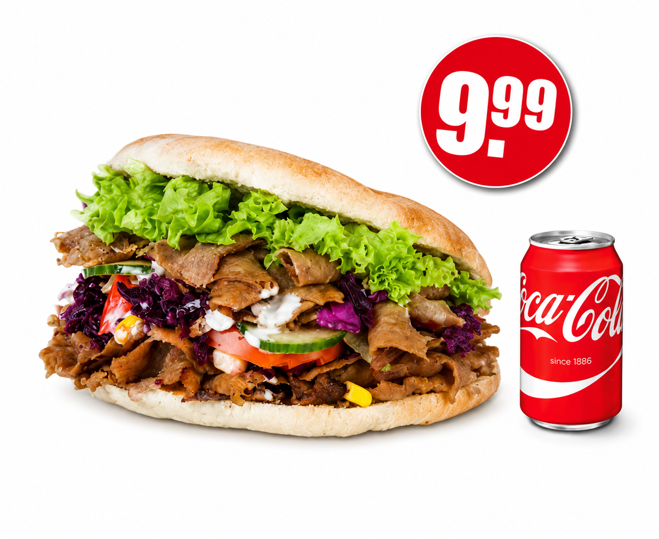 Broodje döner actie