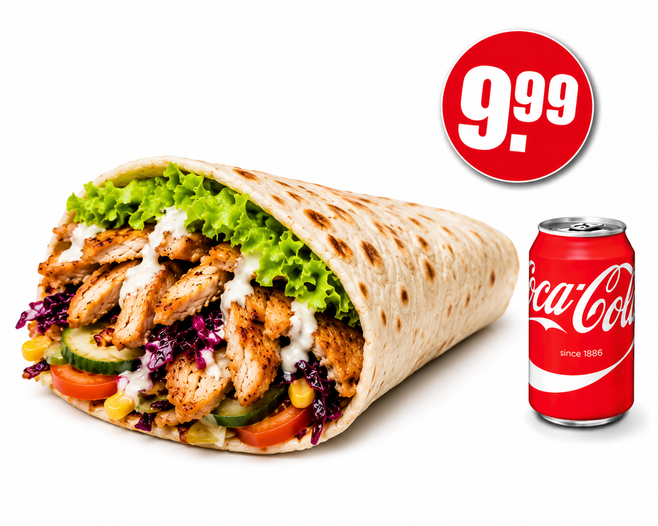 Durum kipfilet actie