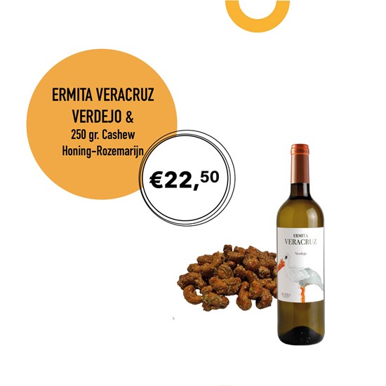 Ermita Veracruz 'Cepas Viejas' Verdejo & Cashew Honing&Rozemarijn