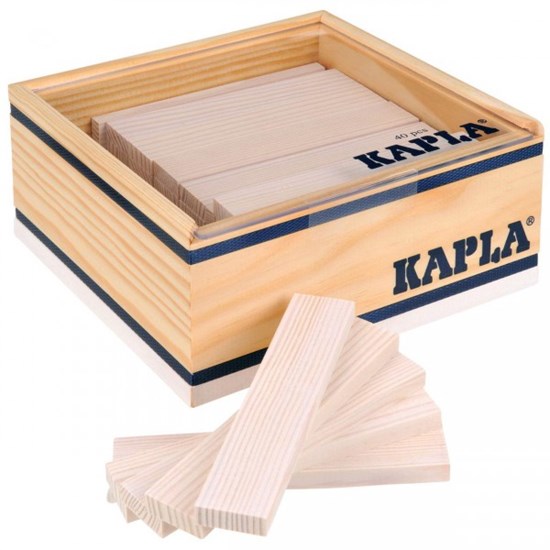 Kapla 40 Plankjes in Kist Wit  
