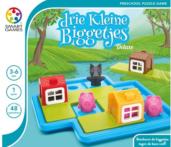 smart games DRIE KLEINE BIGGETJES 3+