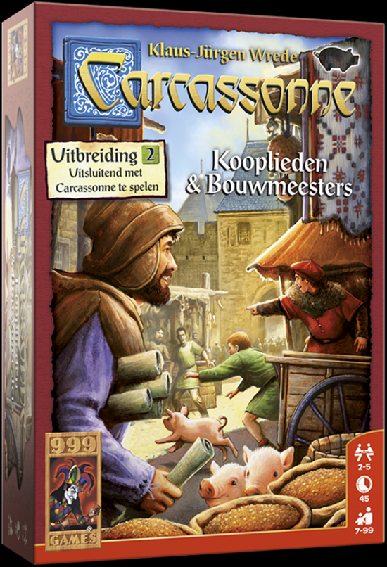 999games Carcassonne BURGEMEESTERS & ABDIJEN uitbreiding 7+