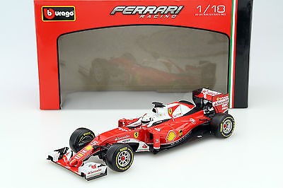 Bburago Ferrari F1 SF16-S.Vettel 1/18