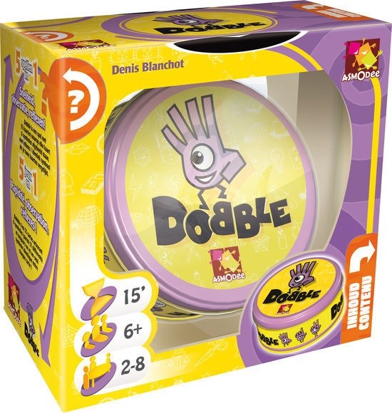 spot it game Dobble Classic 5 spellen in 1 6+ 