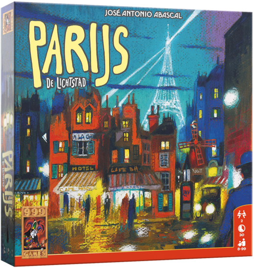 999games PARIJS de LICHTSTAD BORDSPEL 3+