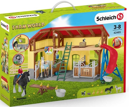 42485 schleich GROTE PAARDENSTAL 3+