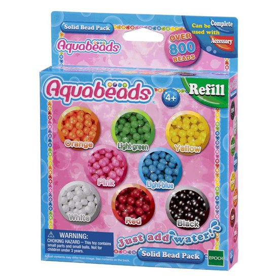 79168 aquabeads REFILL SOLID BEAT PACK 4+ 