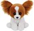 ty beanie Classic Barks de Hond beige/wit 33cm