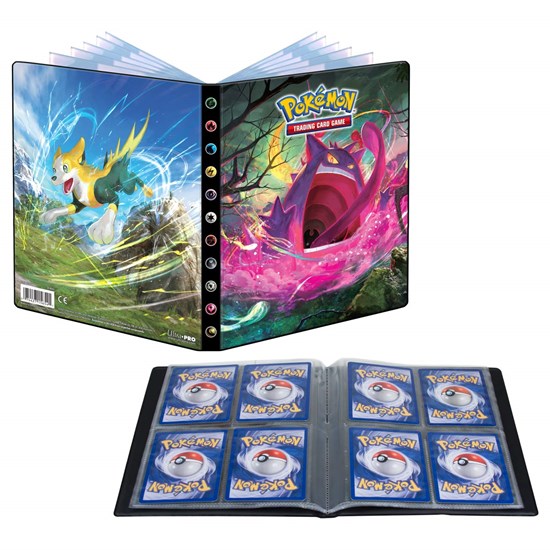 Arkero-G® Pokémon-verzamelalbum, voor Magic, Yu-Gi-Oh, 18-pocket map, premium ritssluiting, zwart, album voor 360 kaarten