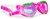 Bling2o Zwembril Strawberry 3+ Berry Pink 100% UV in Bewaardoos 