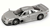 maisto MERCEDES BENZ CLK-GTR street version zilver schaal 1/26