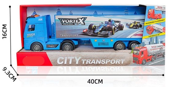 Interia Formule I Truck met Licht en Geluid schaal 1/20 