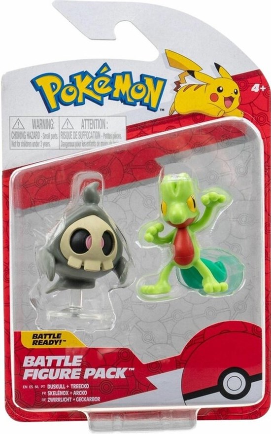 boti Pokémon Battle Figure Pack Duskull & Treecko 4+  