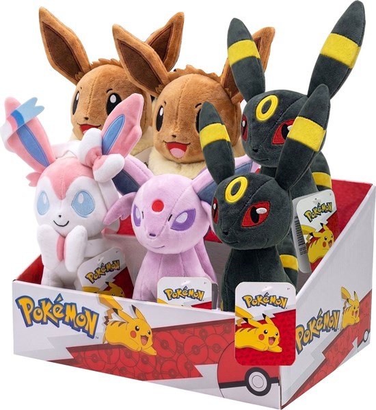 Pokémon Pluche Evolution figuur assorti circa 20cm 