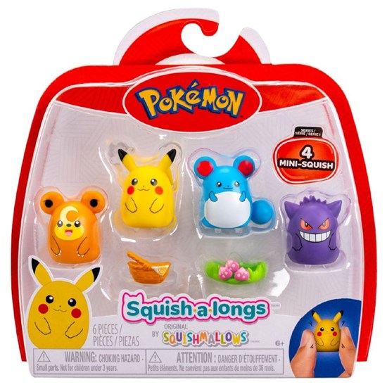 Pokémon Squish A Long assorti 