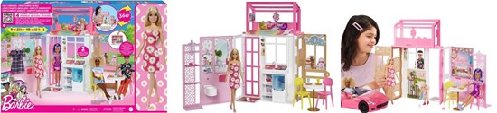 mattel Barbie Huis met Pop 3+