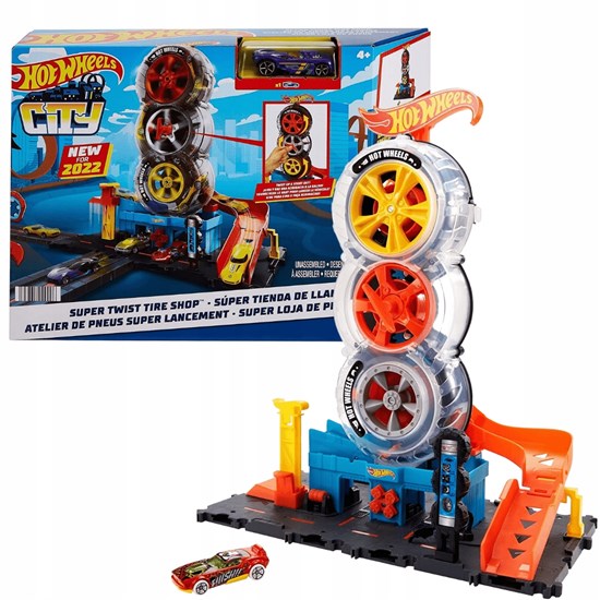 hot wheels Super Twist Tire Shop 4+