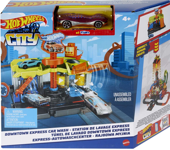 Hot Wheels City Centrum Express Autowasstraat 4+ 