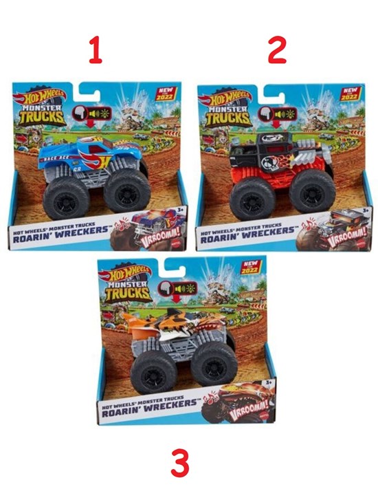 hot wheels Monster Trucks 1/43  Licht & Geluid 3+ 