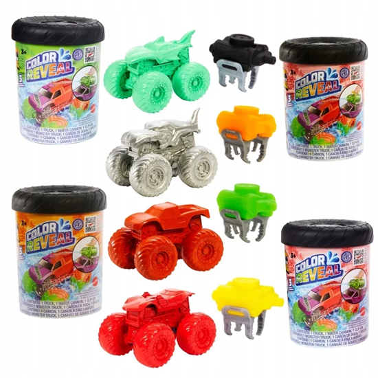 Hot Wheels Monster Trucks Color Reveal assorti 