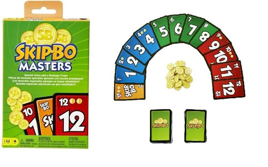 mattel Skip Bo Masters Kaartspel 7+