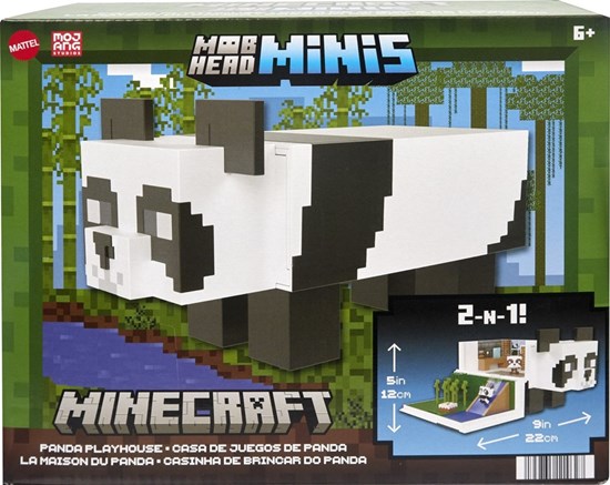 Minecraft MOB Head Mini Panda Speelset 6+ 