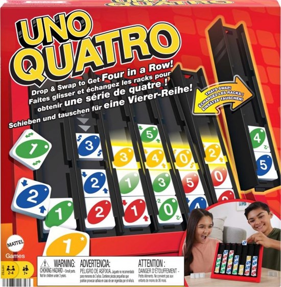 mattel Uno Quatro spel 7+ 