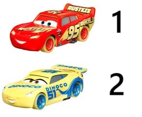 Disney Pixar Cars Night Racing auto assorti 3+ 