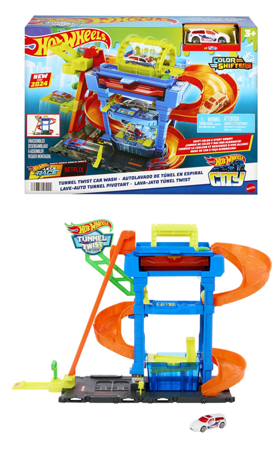 Hot Wheels ECL Tunnel Twist Wasstraat 