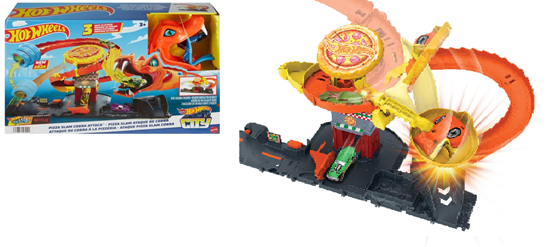 Hot Wheels City Cobra Slam Puzza Attack 