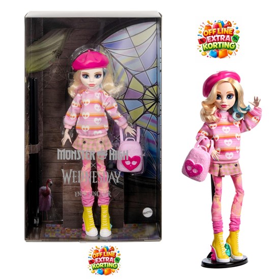 mattel Monster High x Wednesday Pop Enid Sinclair circa 29 cm 4+ 