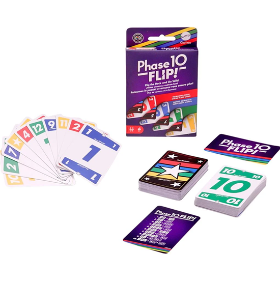 mattel Phase 10 Flip ! Kaartspel 7+