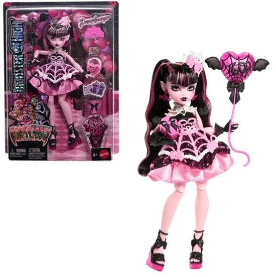 Monster High Griezelig Zoete Verjaardags-draculaura-pop Roze 4+