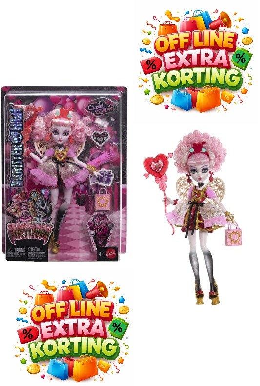 mattel Monster High Griezelige Sweet Birthday Cupid Asteria pop 3+ 