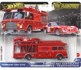 Hot Wheels Ferrari Transporter met 250GTO #83 6+