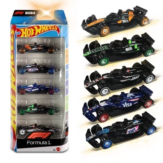 Hot Wheels 2024 Formule1 Set 5stuks 3+ 