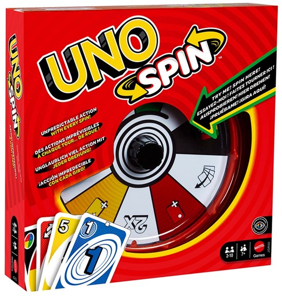 mattel UNO Spin spel 2-10 Spelers 7+ 