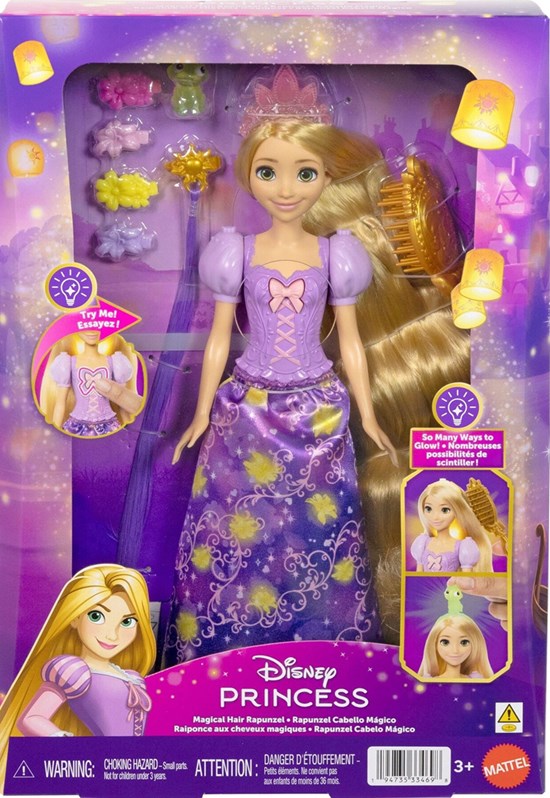 mattel Barbie Disney Princess Rapunzel pop 3+ 