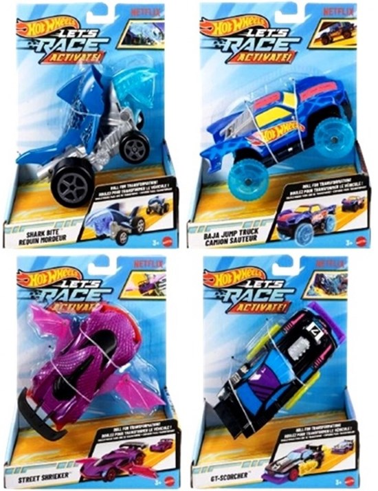 Hot Wheels Diecast Auto Let's Race assorti 4+ 