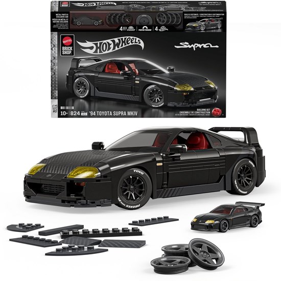 Hot Wheels Brick Shop Eliote Toyota Supra MKIV 824dlg 10+ 