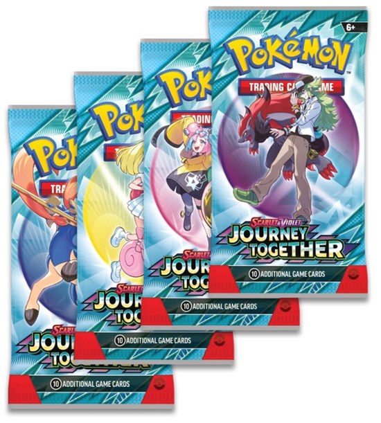 Pokémon TCG S&V Journey Together Booster Pack 6+ 