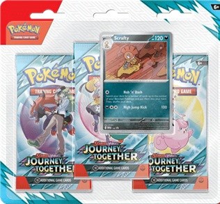 Pokémon Scarlet & Violet Journey Together 3 Boosterpacks 6+ 