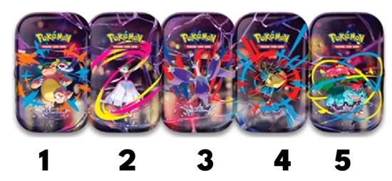 Pokémon Mega Heroes Mini Tin 6+ 