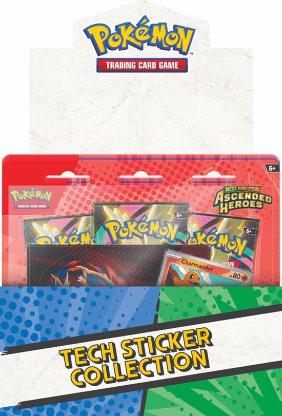 Pokémon Ascended Heroes Tech Sticker Blister 6+ 