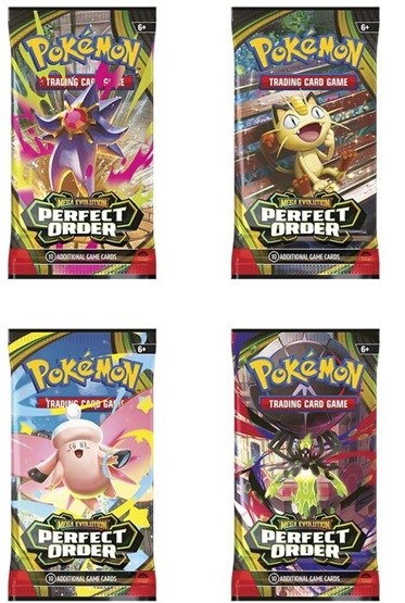 Pokémon Mega Evolution Phantasmal Flames Boosterpack 6+ 