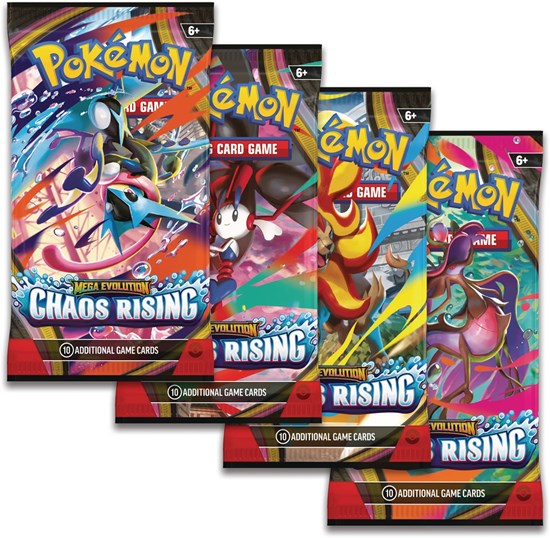Pokémon ME04 Chaos Rising Boosterpack 6+