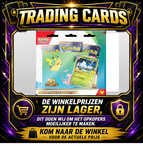 Pokémon 30th Anniversary Tech Sticker Collection 6+