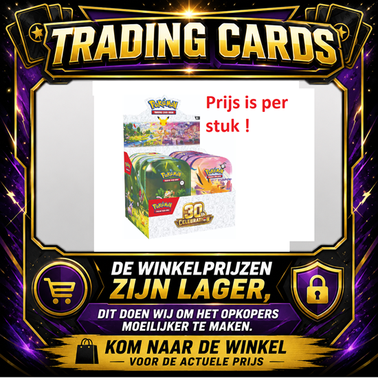 Pokémon 30th Anniversary Mini Tin  6+  